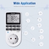2x programator czasowy cyfrowy do gniazdka 230V